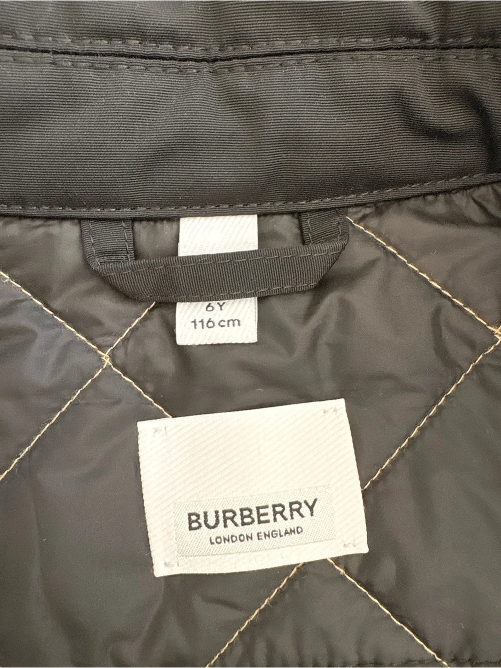 Burberry Kids Renfred Check Quilted Jacket